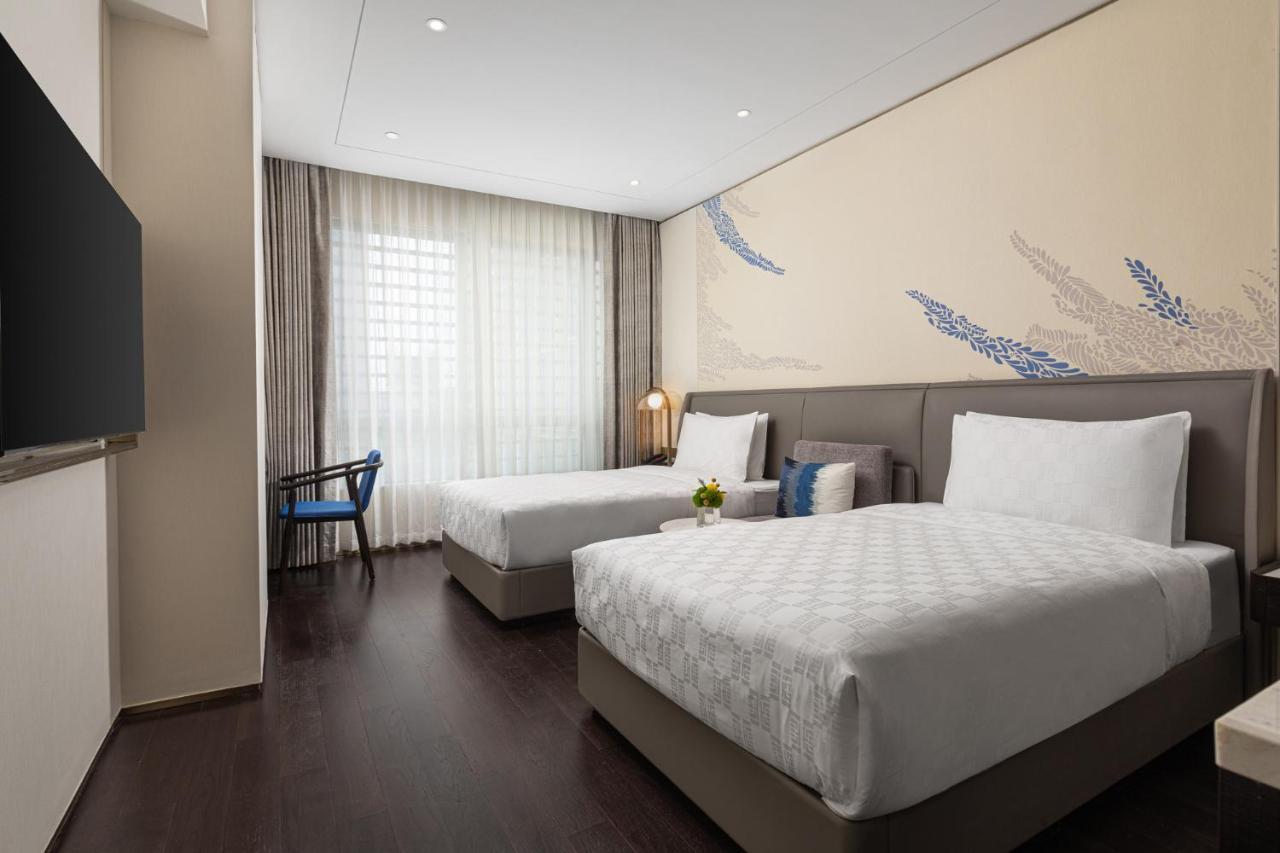 Hualuxe Shanghai Changfeng Park Exterior foto